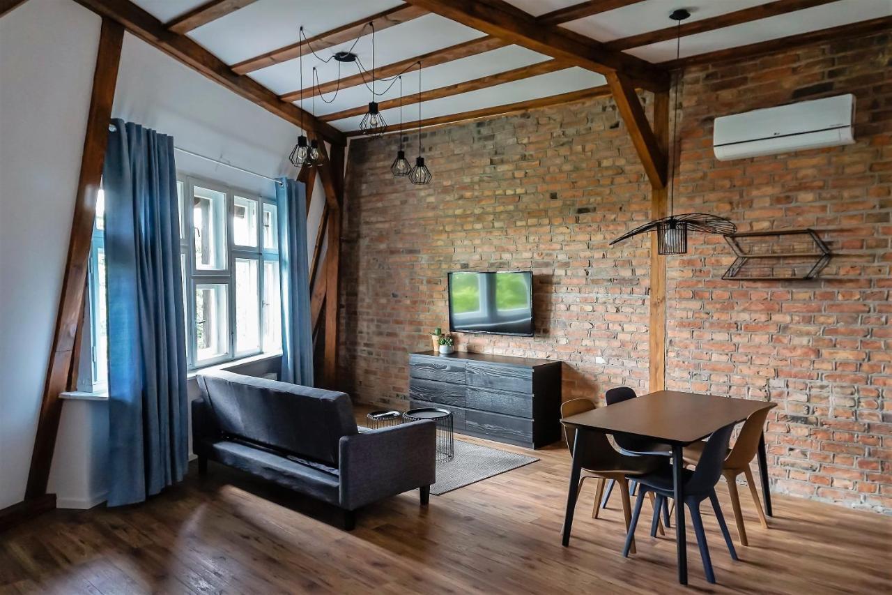 Apartamenty Torunskie Pod Krzywa Wieza Buitenkant foto